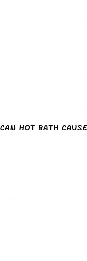can hot bath cause low blood pressure