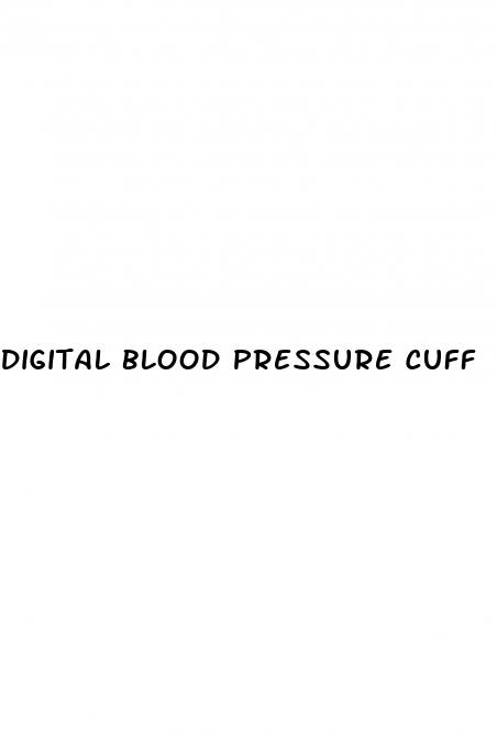 digital blood pressure cuff