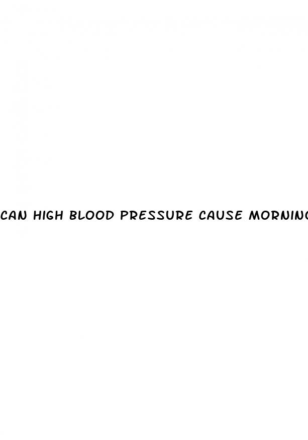 can high blood pressure cause morning headaches