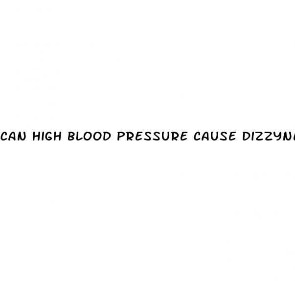 can high blood pressure cause dizzyness