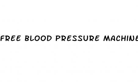 free blood pressure machine at cvs