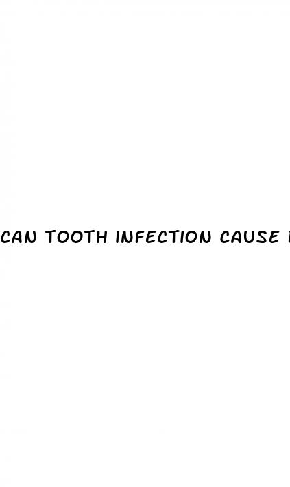 can tooth infection cause blood pressure to rise