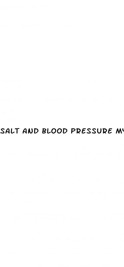 salt and blood pressure myth