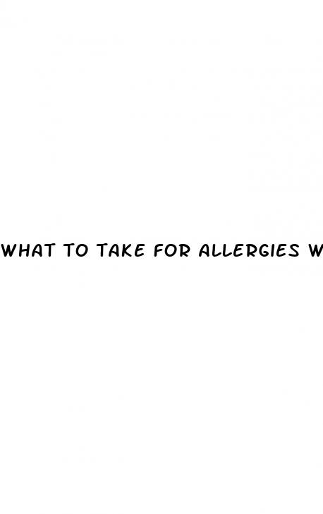 what to take for allergies with high blood pressure