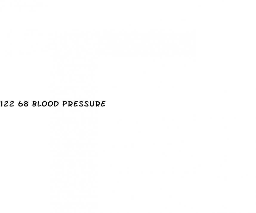 122 68 blood pressure