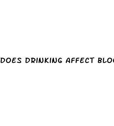 does drinking affect blood pressure