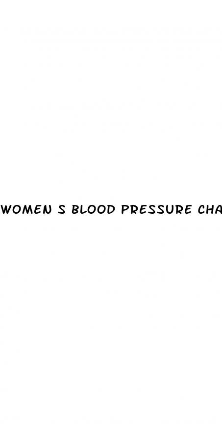 women s blood pressure chart