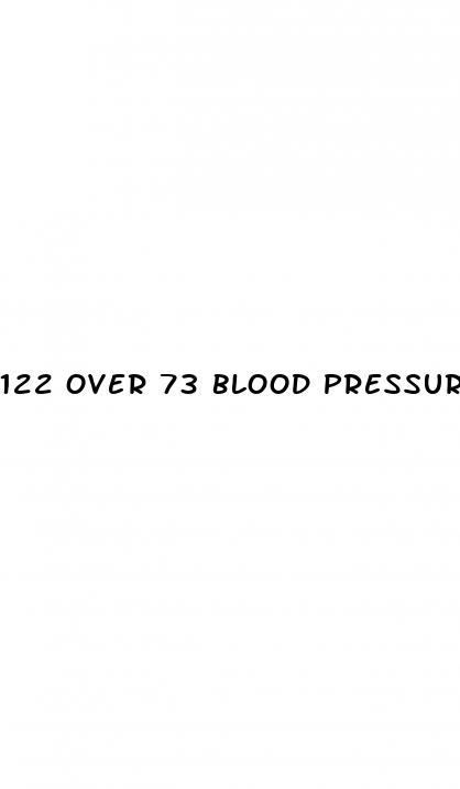 122 over 73 blood pressure