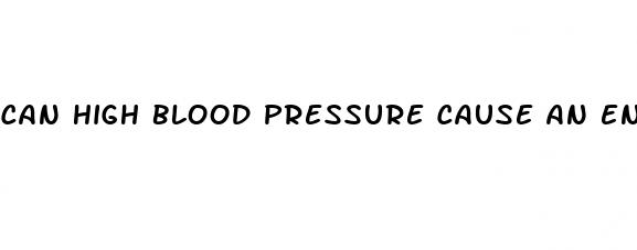 can high blood pressure cause an enlarged heart