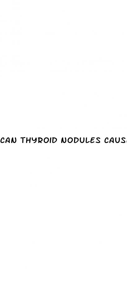 can thyroid nodules cause high blood pressure