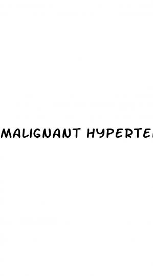 malignant hypertension etiology