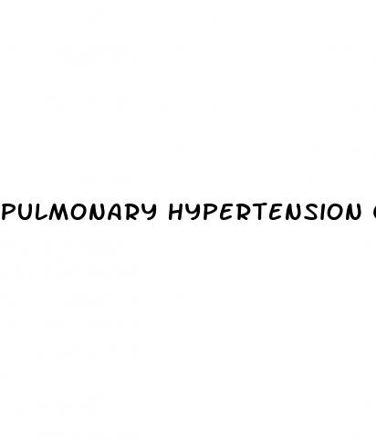 pulmonary hypertension questions