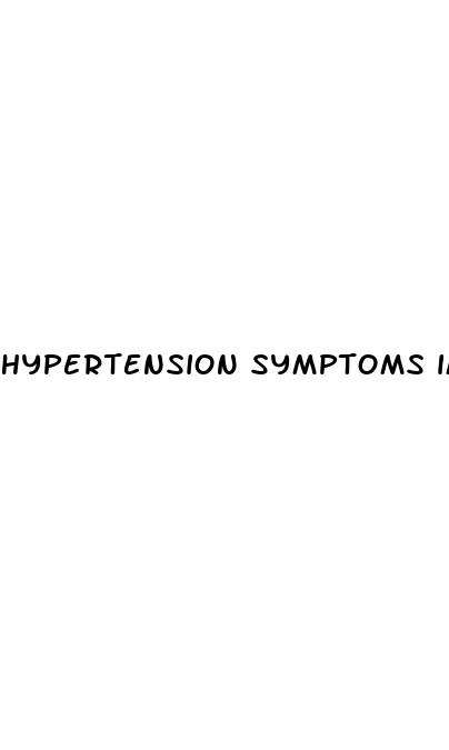 hypertension symptoms images