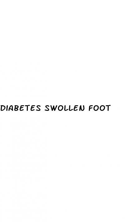 diabetes swollen foot