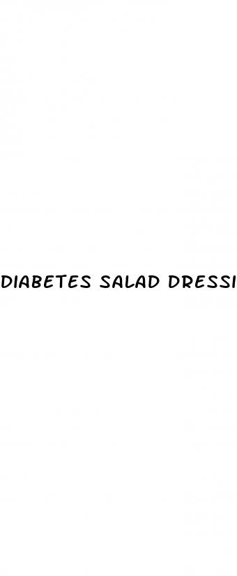 diabetes salad dressing