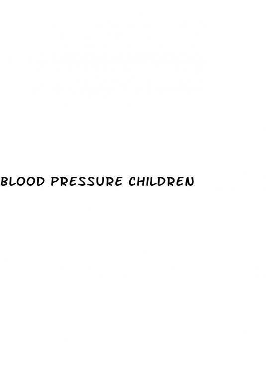 blood pressure children