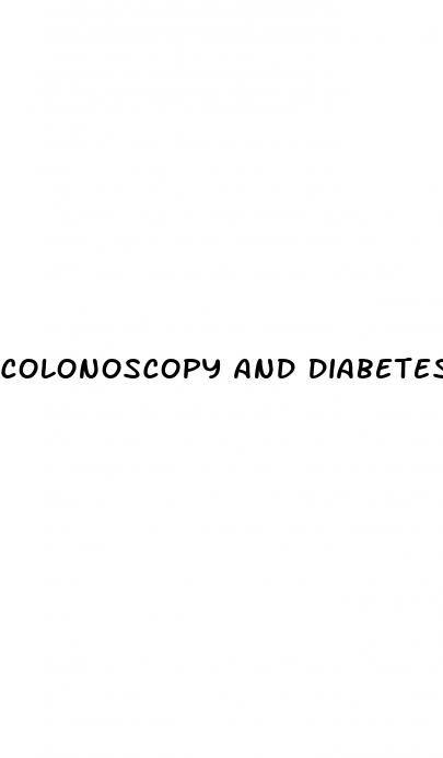 colonoscopy and diabetes