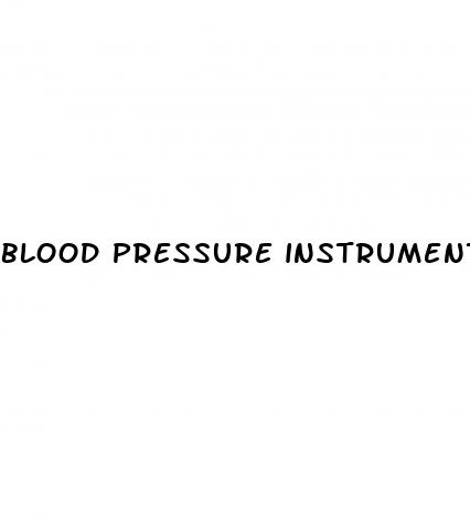 blood pressure instrument