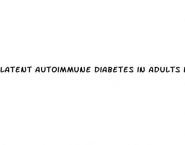 latent autoimmune diabetes in adults icd 10