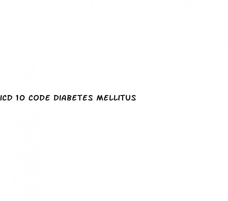 icd 10 code diabetes mellitus