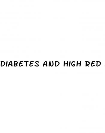 diabetes and high red blood cell count