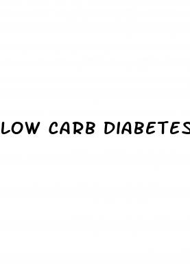 low carb diabetes diet