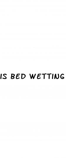 is bed wetting a sign of diabetes