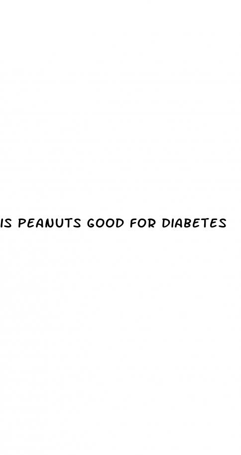 is peanuts good for diabetes