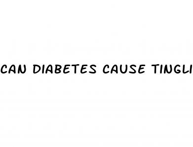 can diabetes cause tingling