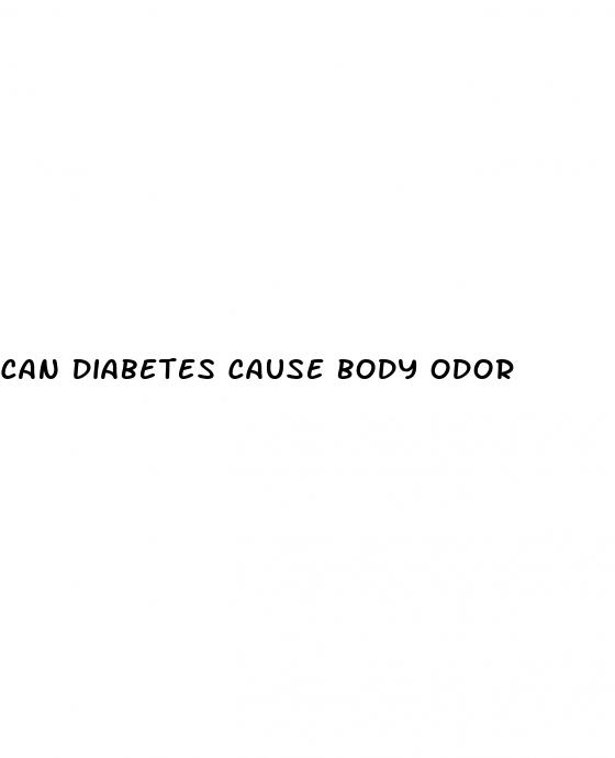 can diabetes cause body odor