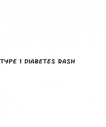 type 1 diabetes rash