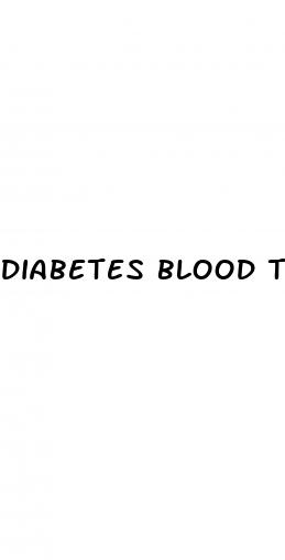 diabetes blood test results