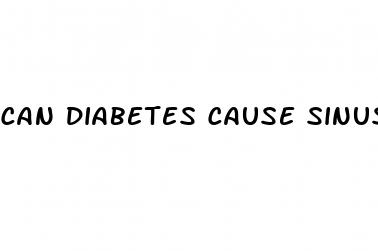 can diabetes cause sinus problems