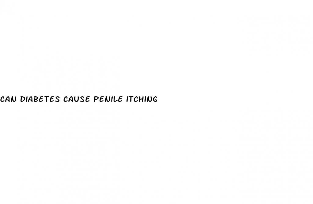 can diabetes cause penile itching