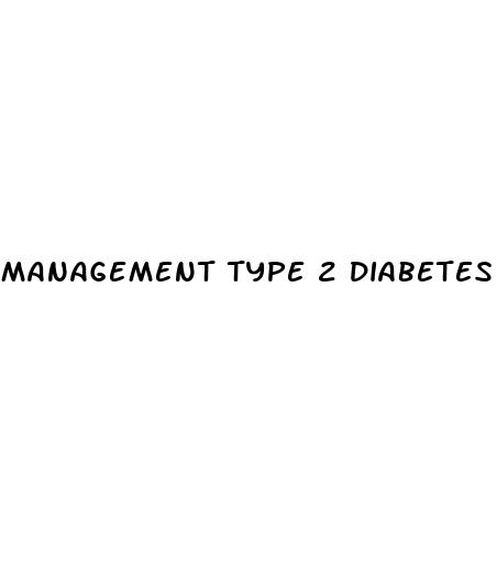 management type 2 diabetes