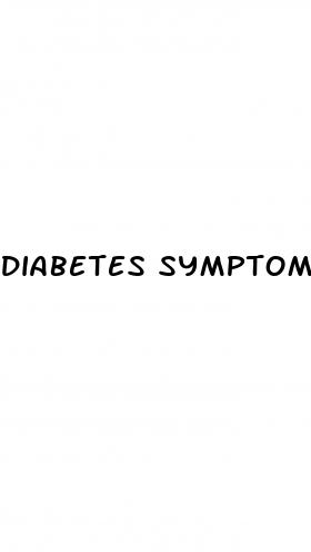 diabetes symptoms in teens