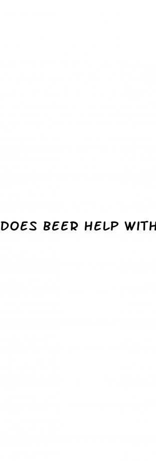 does beer help with diabetes