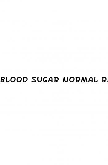 blood sugar normal range for diabetes