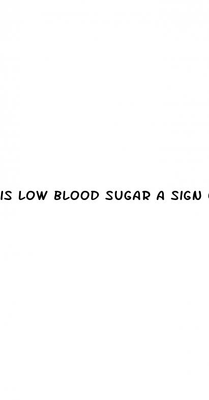 is low blood sugar a sign of diabetes