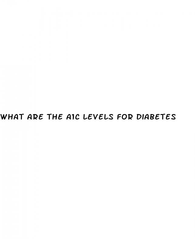 what are the a1c levels for diabetes