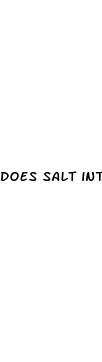 does salt intake affect diabetes
