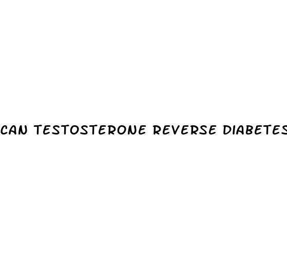 can testosterone reverse diabetes