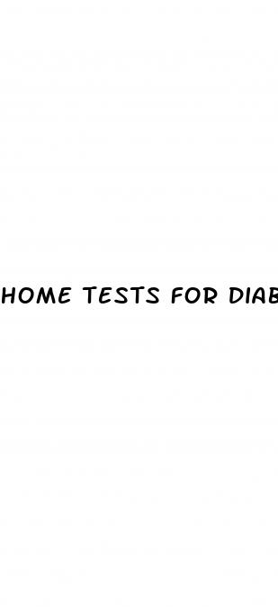 home tests for diabetes