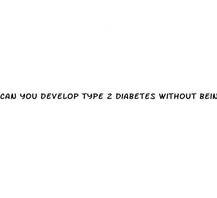 can you develop type 2 diabetes without being overweight