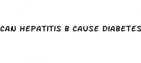 can hepatitis b cause diabetes