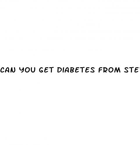 can you get diabetes from steroids