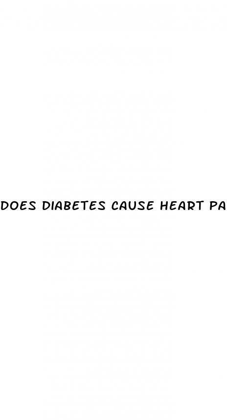 does diabetes cause heart pain