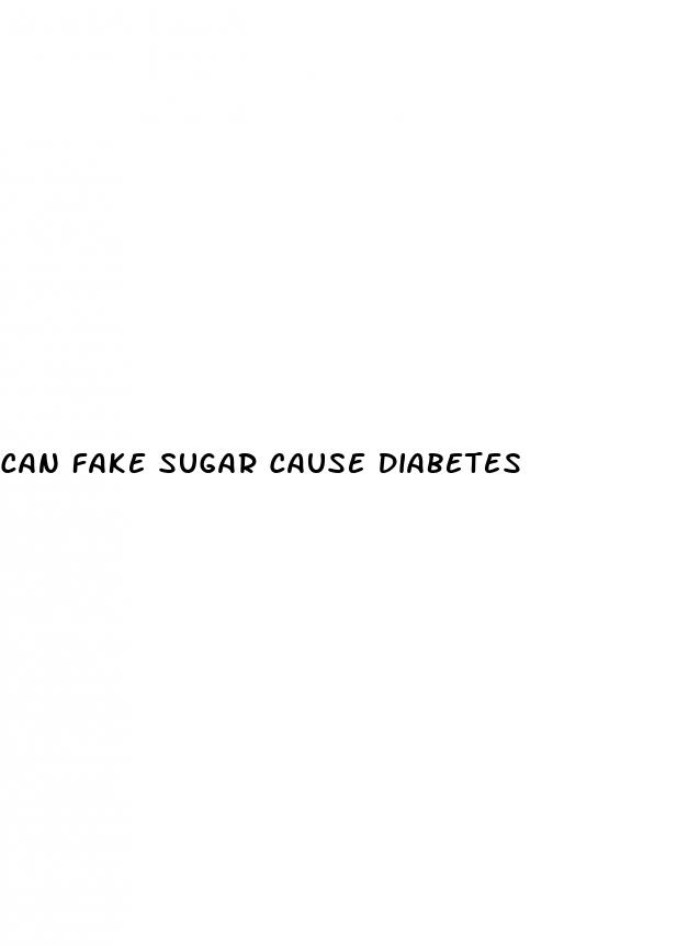 can fake sugar cause diabetes