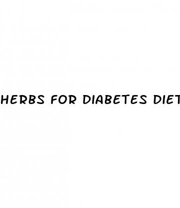 herbs for diabetes diet