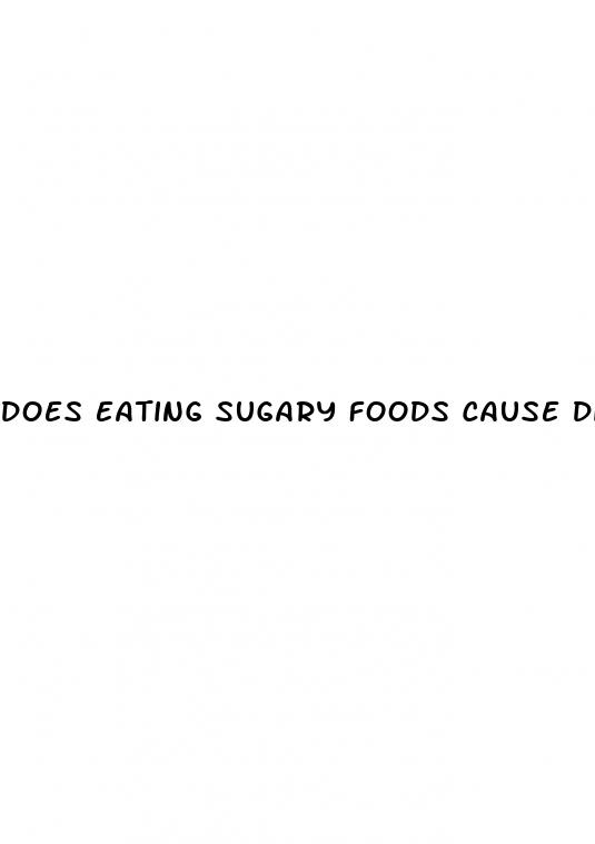 does eating sugary foods cause diabetes